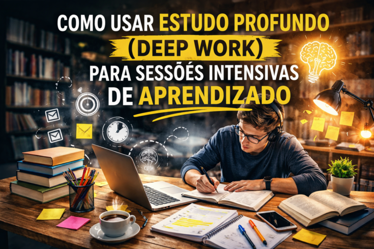 Como usar estudo profundo (Deep Work) para sessões intensivas de aprendizado