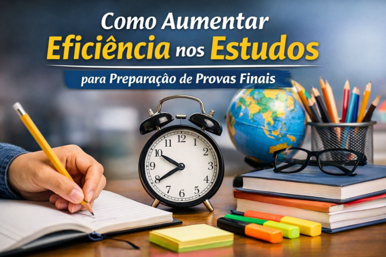 Como aumentar eficiência nos estudos para preparação de provas finais